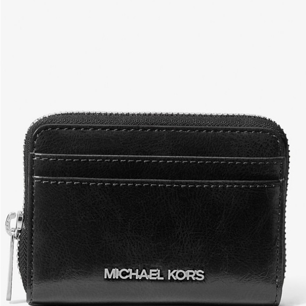 Michael Kors Shiny Black Card Holder - Picture 9 of 9